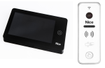 WIDEODOMOFON NICE PRO BPLUS Biały z Ekranem Dotykowym i Czytnikiem Kart