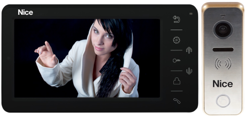 WIDEODOMOFON NICE LOOK Eye G brązowo srebrny CCTV 