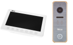 WIDEODOMOFON NICE VIEW WG Brązowo-Srebrny