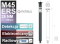 Silnik do Rolet MOBILUS 25NM SENSO z radiem detekcją i elektronicznymi krańcówkami M45 ERS 25/17
