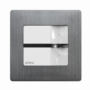 Obudowa Naścienna  Pilot SIMU HZ Aluminium Szczotkowane