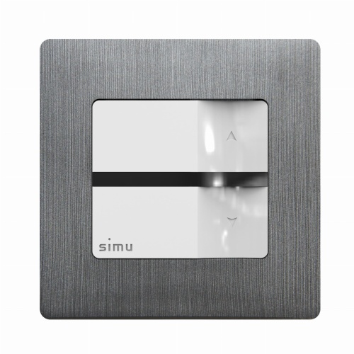 Obudowa Naścienna Pilot SIMU HZ Aluminium Szczotkowane