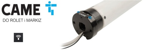Silnik CAME 120NM MONDRIAN R6 z Radiem Mechaniczne Krańcówki DO ROLET I MARKIZ