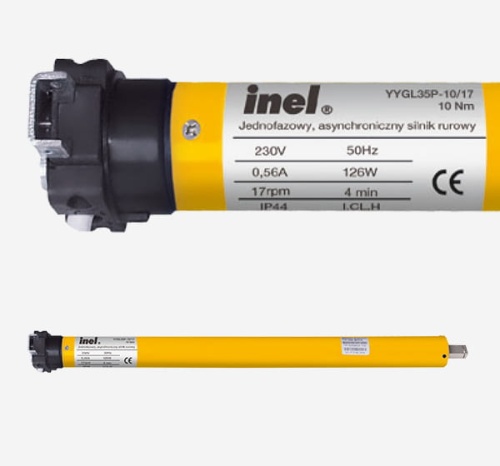 SILNIK INEL YYGL35P-10/17z Funkcją Wykrywania Przeciążenia , Elektroniczne Krańcówki N-10P