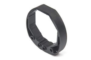 Wieszak Blokada SUPERBLOK do profil 55-77mm 4 Elementowy z Powłoką Filcową i Wpustem ALU Fi 70