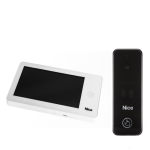 WIDEODOMOFON NICE PRO WB Czarny z Ekranem Dotykowym 