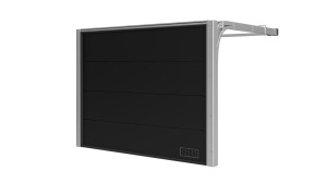 Brama Garażowa Segmentowa Woster PC40DM Czarny Mat Sprężyny Boczne