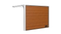 Brama Garażowa Segmentowa Woster PD40ZD Złoty Dąb Sprężyny Boczne niskie nadproże sprężyny boczne