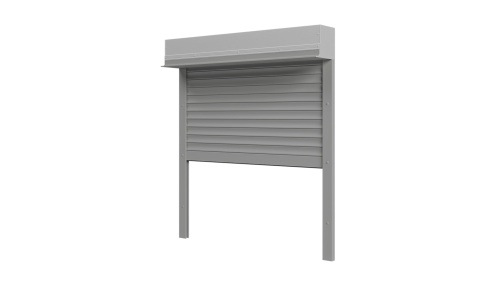 Roleta Zewnętrzna Szara Podtynkowa System Aluprof