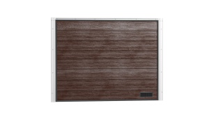 Brama Garażowa Segmentowa Woster PD40B Brąz Sprężyny Boczne