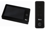 WIDEODOMOFON NICE PRO BB Czarny z Ekranem Dotykowym