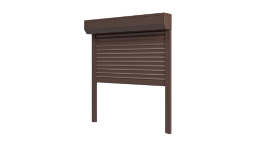 Roleta Zewnętrzna Ciemny Brąz Natynkowa