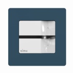 Obudowa Naścienna  Pilot SIMU HZ Błękit Mineralny