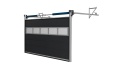 Brama Garażowa Segmentowa Przemysłowa Antracyt Sekcja Przeszklona Woster Solid