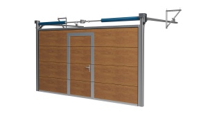 Brama Garażowa Segmentowa Winchester Woster Door Drzwi Serwisowe Niski próg PCD40W
