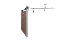 Brama Garażowa Segmentowa Winchester Woster Door Drzwi Serwisowe Niski próg PCD40W