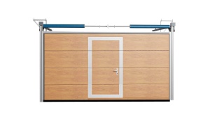 Brama Garażowa Segmentowa Winchester Woster Door Drzwi Serwisowe Wysoki próg PCDW40W