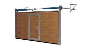 Brama Garażowa Segmentowa Winchester Woster Door Drzwi Serwisowe Wysoki próg PCDW40W