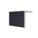 Brama Garażowa Segmentowa Antracyt Woster PC40A sprężyny boczne