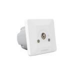 Przełącznik kluczykowy podtynkowy -  impulsowy - biały YOODA 