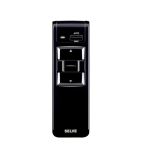 Pilot SELVE Commeo SEND 1-kanałowy | Czarny • Przenośny • Dwukierunkowy