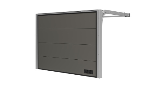 Brama Garażowa Segmentowa Kwarc ral 7039 Panel Lakierowany Woster PC40R Sprężyny boczne