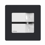 Obudowa Naścienna  Pilot SIMU HZ  Antracyt