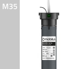Silnik do Rolet MOBILUS 8NM Plug&Roll z Radiem  przeciążenie z elektronicznymi krańcówkami M35 ERPR 8/14