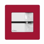 Obudowa Naścienna  Pilot SIMU HZ Czerwień