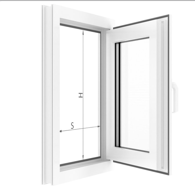 Instrukcja pomiaru moskitiery 